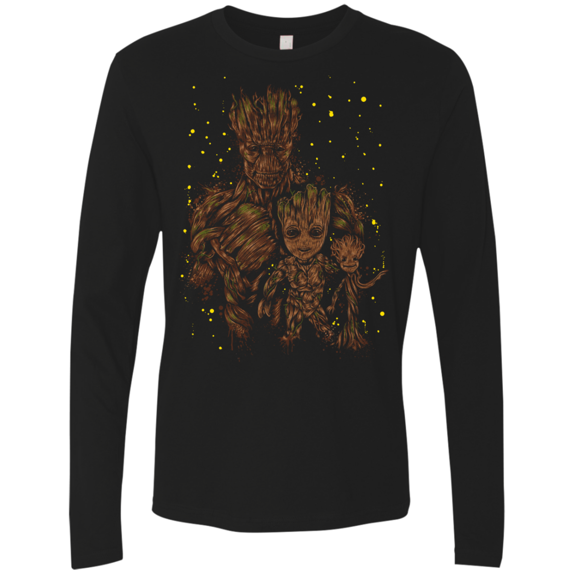 The evolution of Groot Men's Premium Long Sleeve