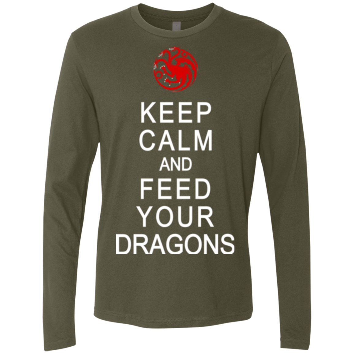 Feed dragons Men's Premium Long Sleeve