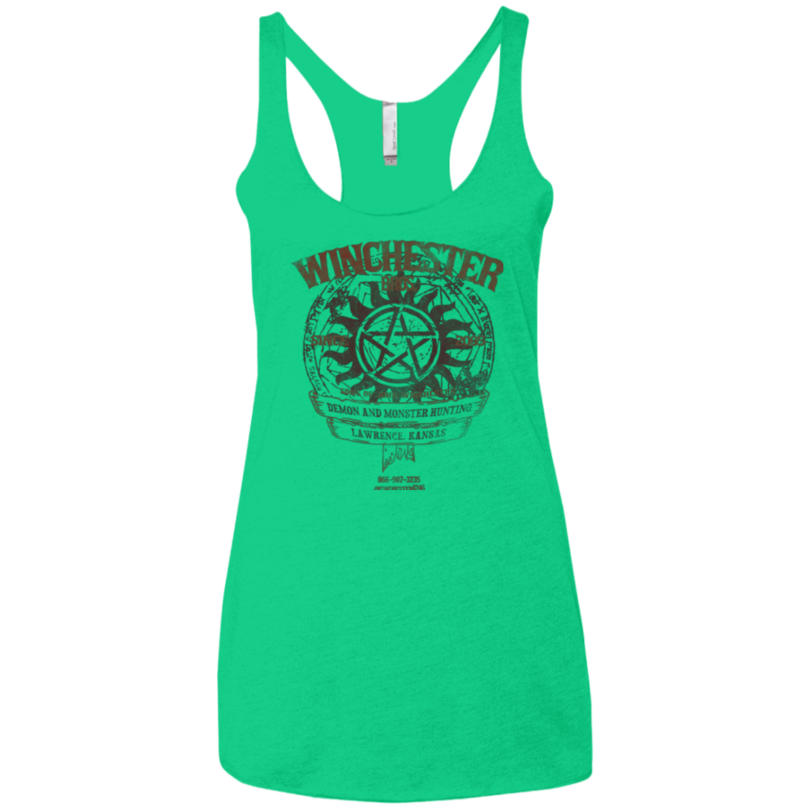 Winchester Bros Women's Triblend Racerback Tank