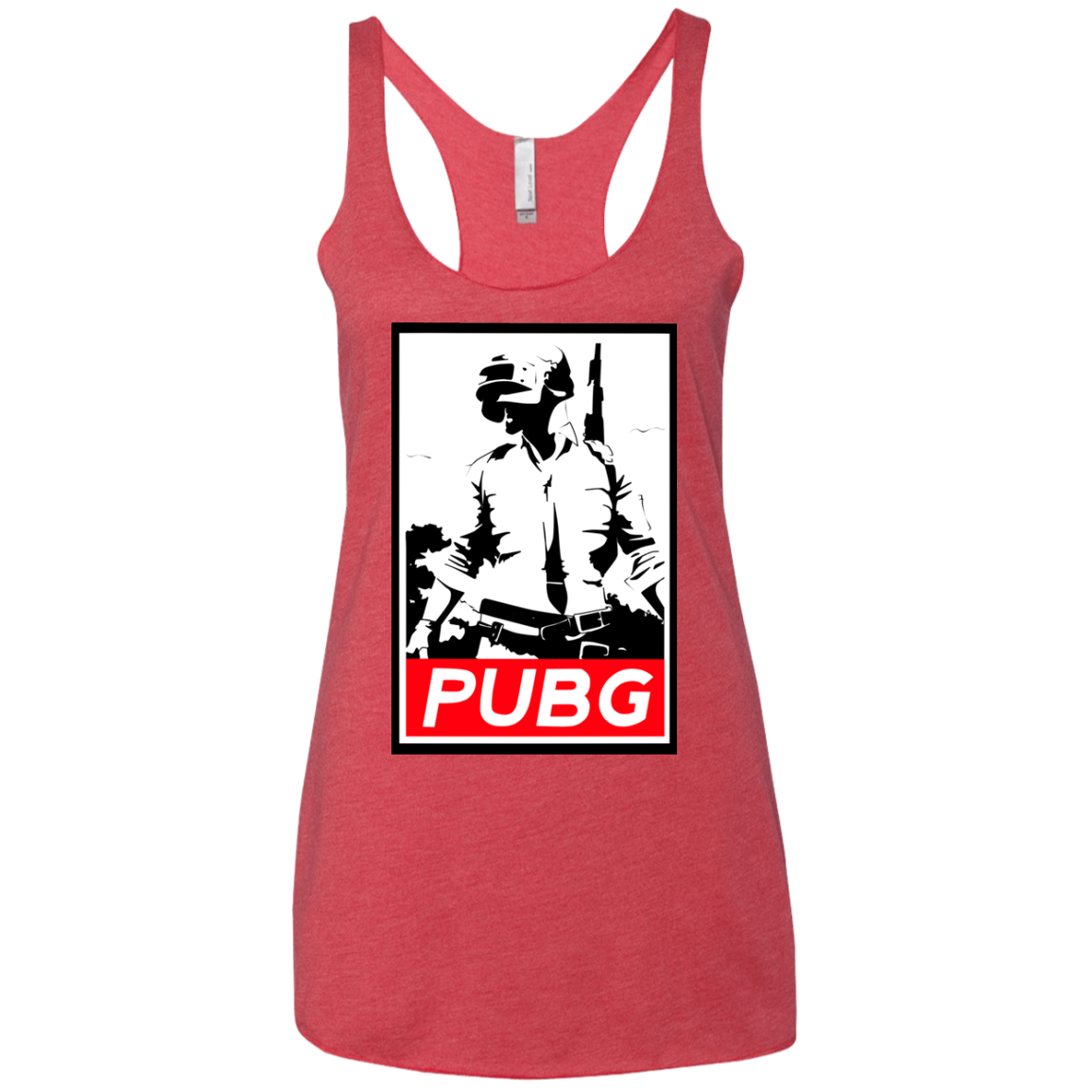 PUBG Women's Triblend Racerback Tank