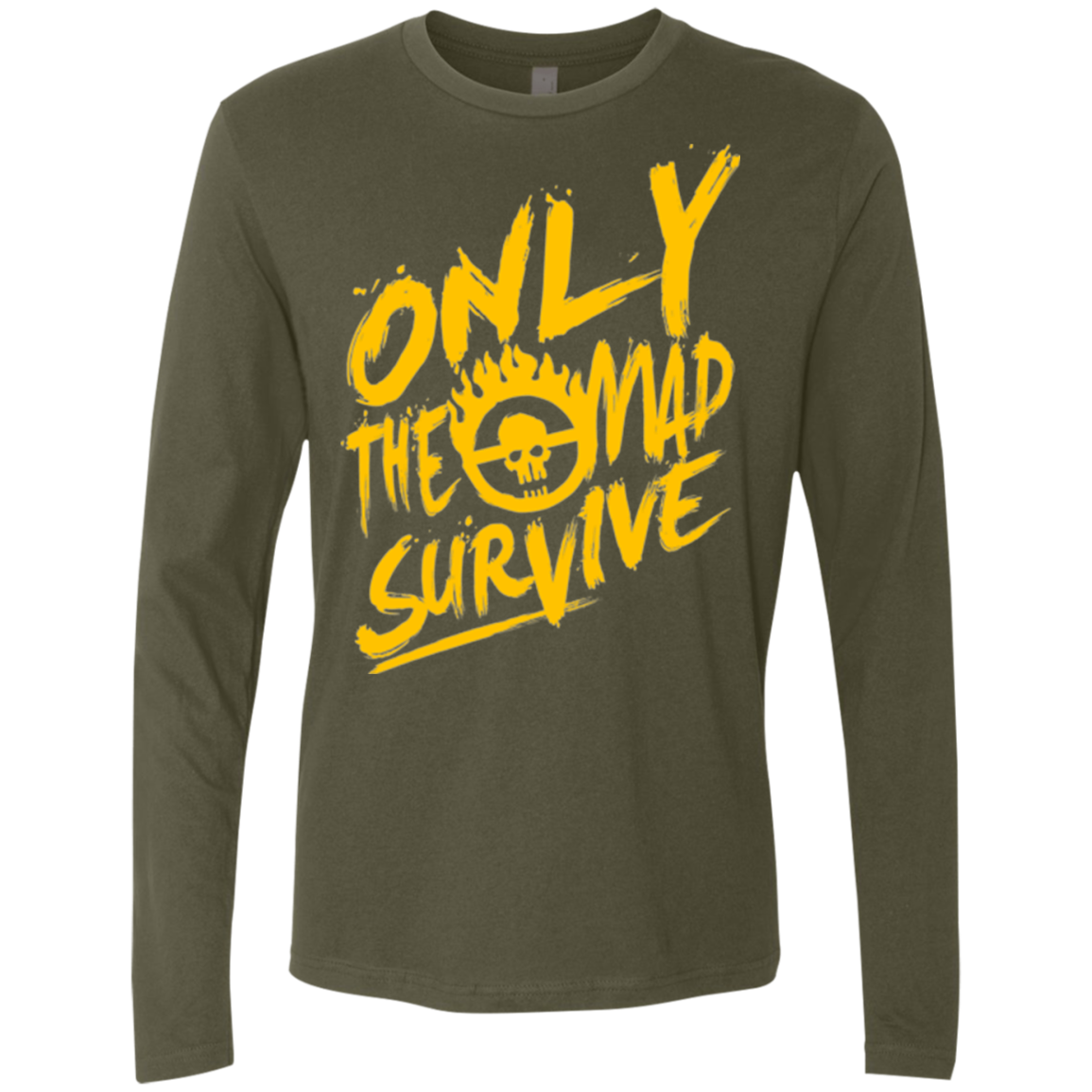 Only The Mad Yellow Men's Premium Long Sleeve