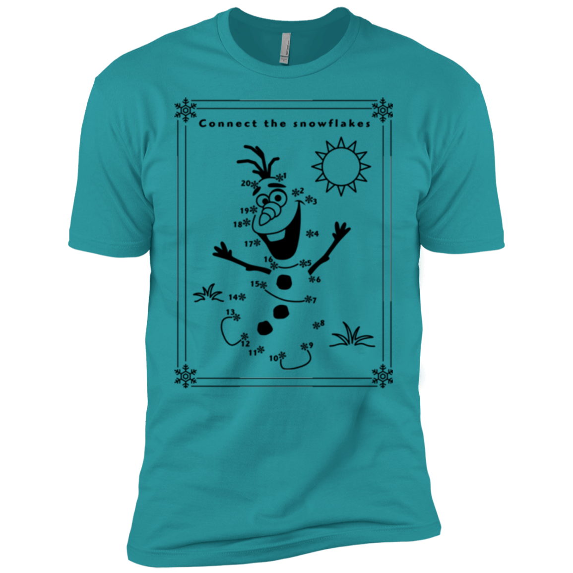 Connect the snowflakes Men's Premium T-Shirt