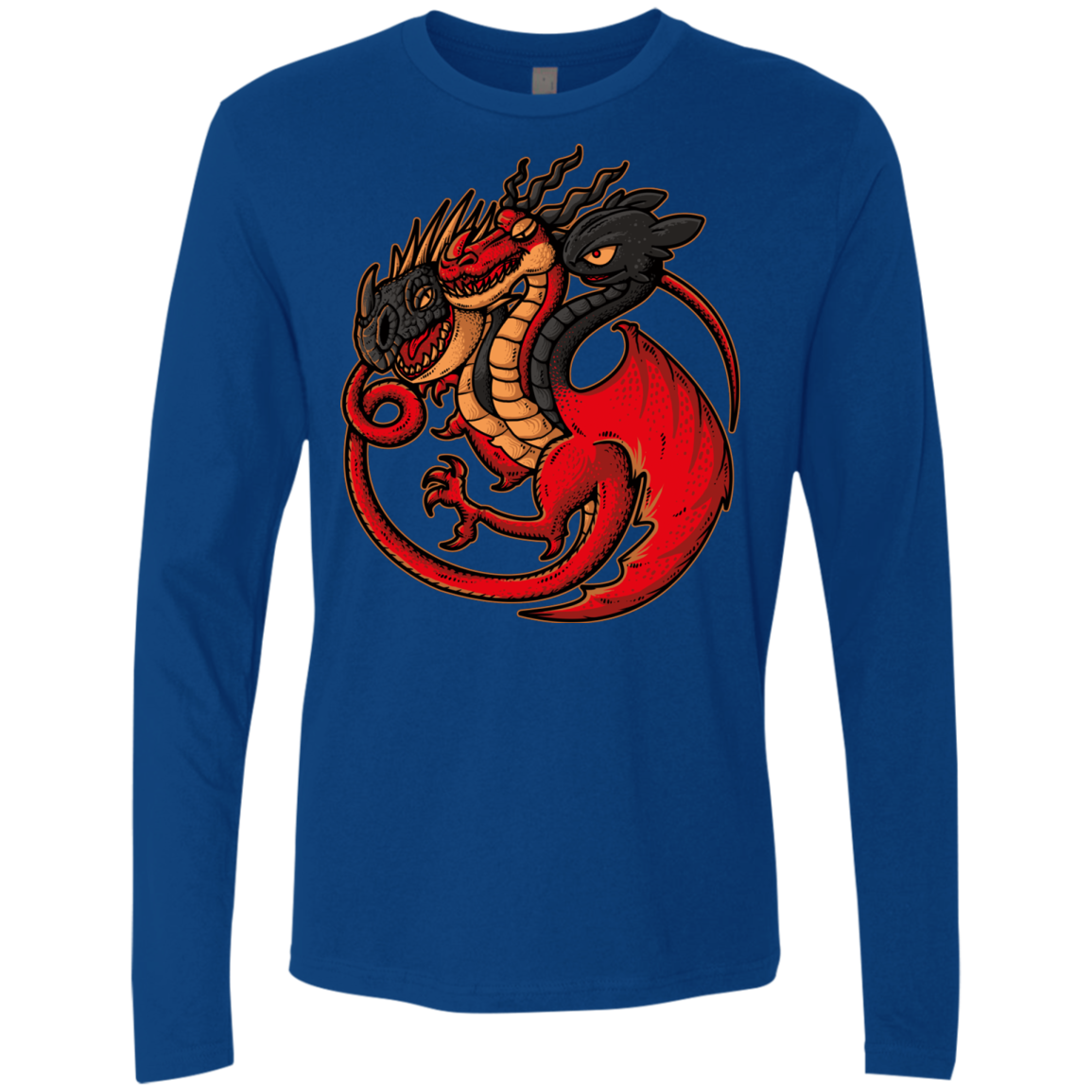 FIRE BLOOD AND TRAINING Men's Premium Long Sleeve