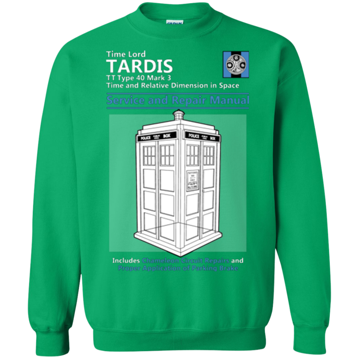 TARDIS SERVICE AND REPAIR MANUAL Crewneck Sweatshirt