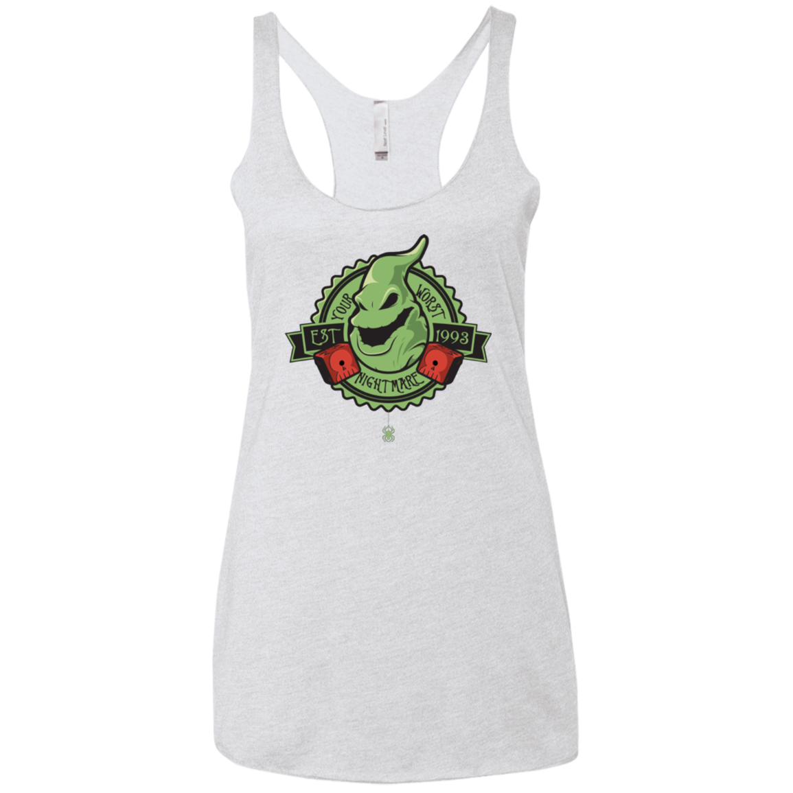 YOUR WORST NIGHTMARE Women's Triblend Racerback Tank