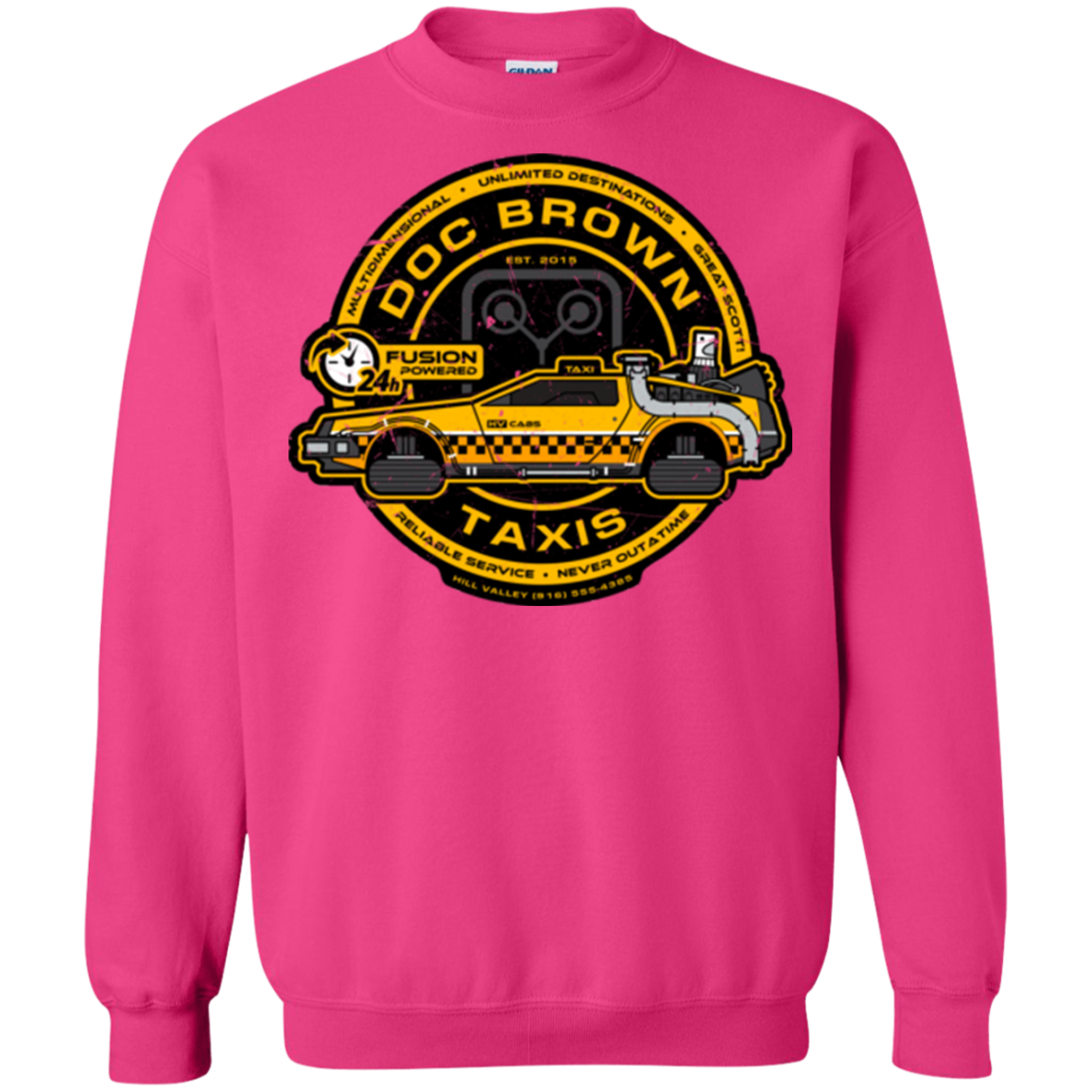 Doc Brown Taxis Crewneck Sweatshirt