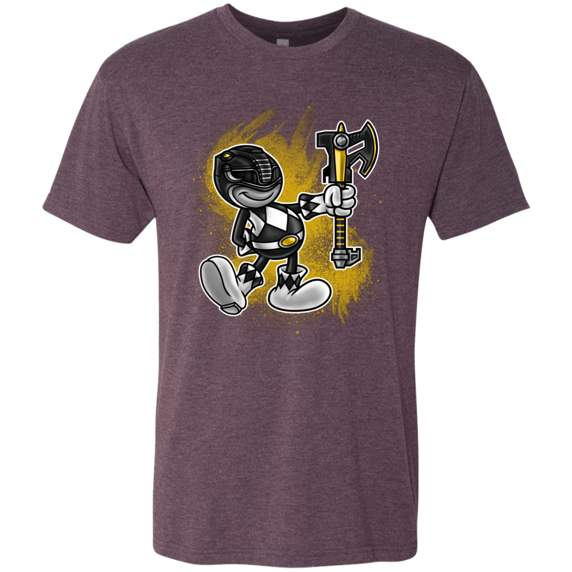 Black Ranger Artwork Men's Triblend T-Shirt