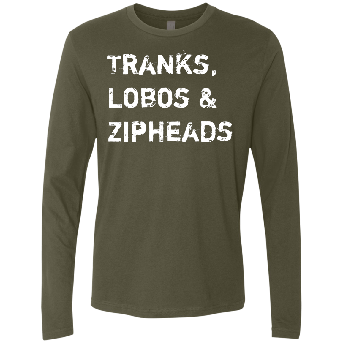 Tranks Lobos Zipheads Men's Premium Long Sleeve