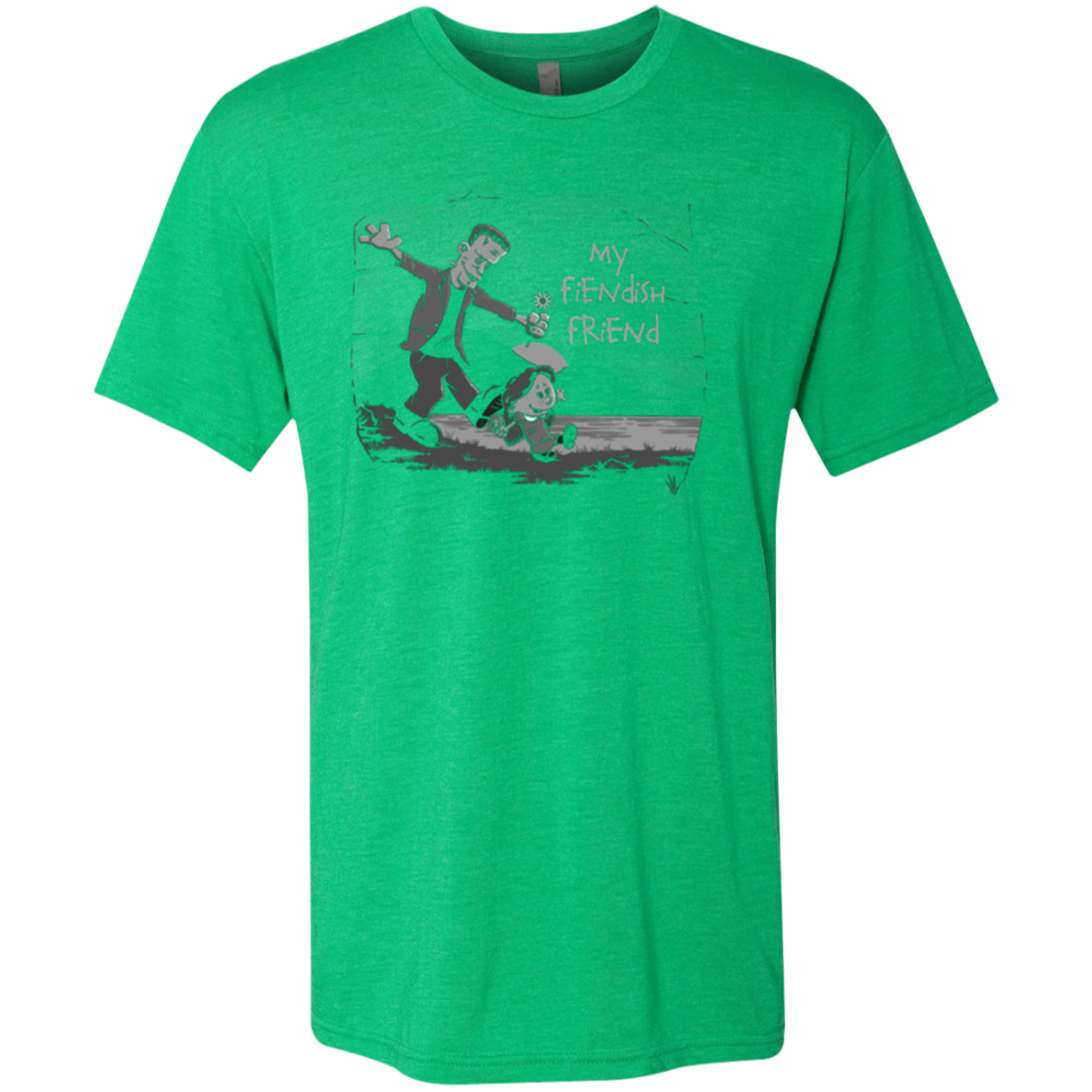 My Fiendish Friend Men's Triblend T-Shirt