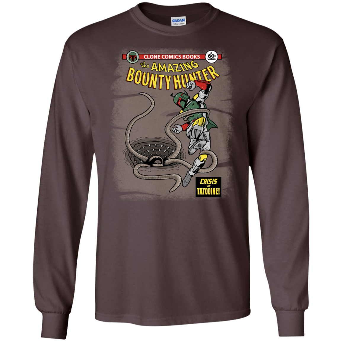 The Amazing Bounty Hunter Men's Long Sleeve T-Shirt