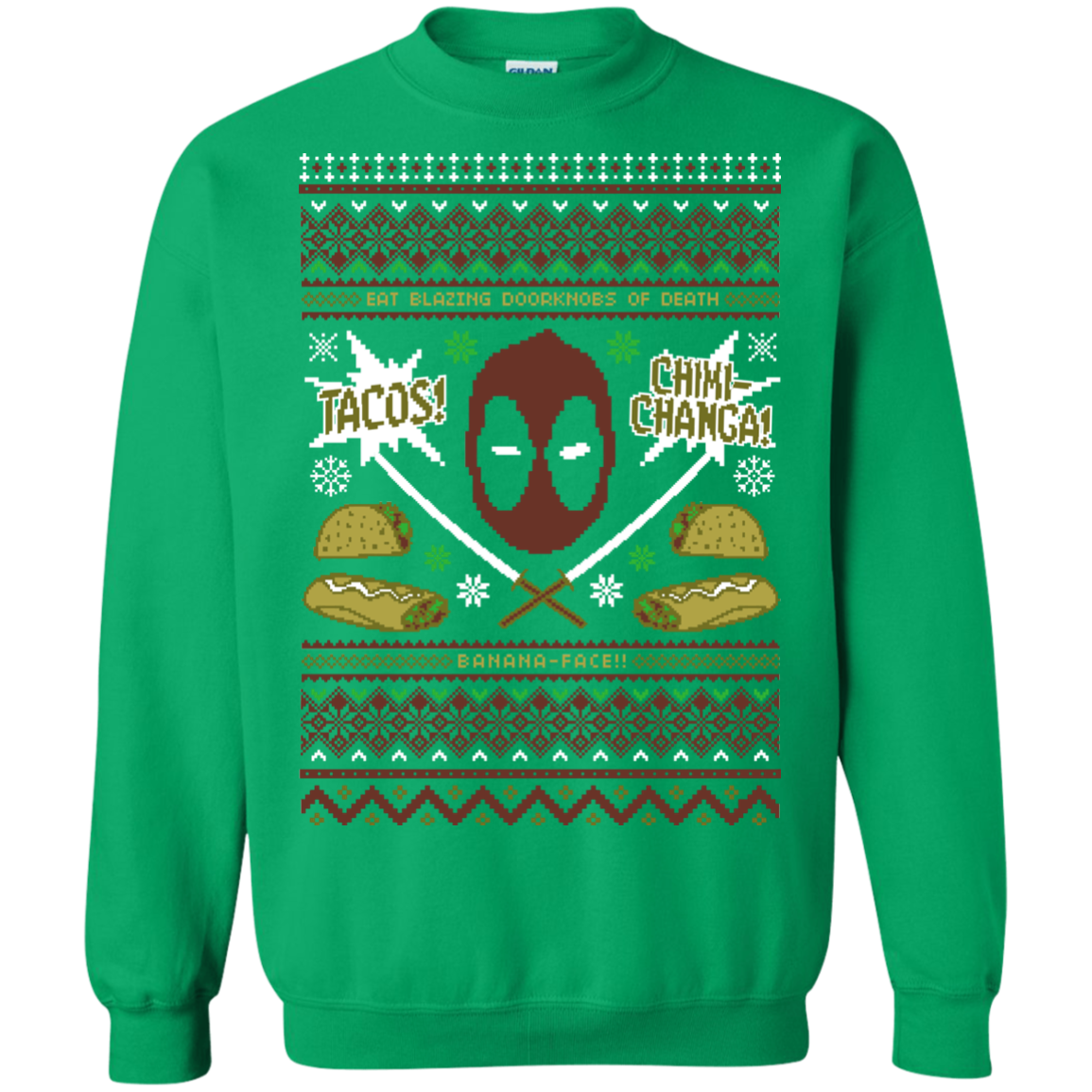 Ugly Deadpool Crewneck Sweatshirt