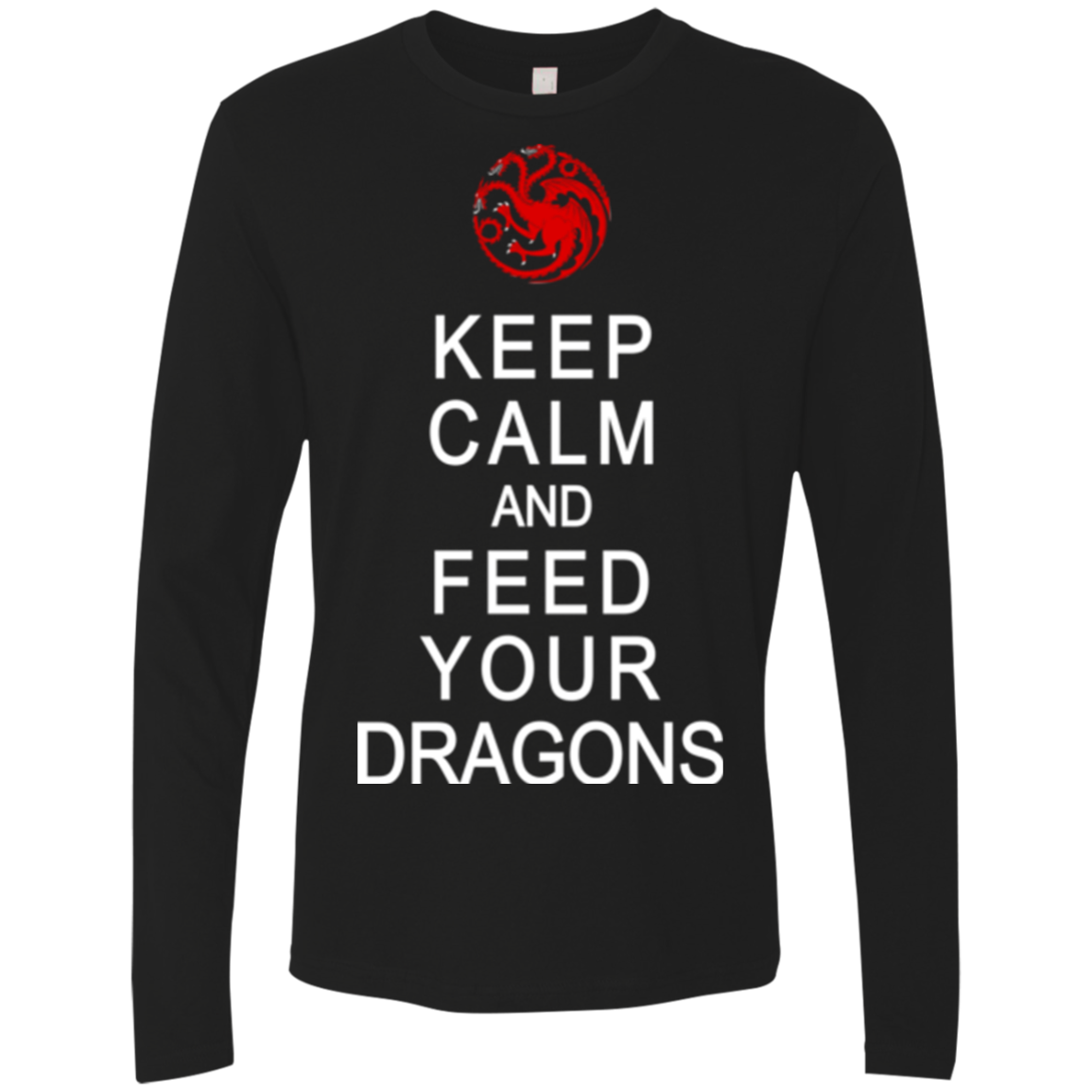 Feed dragons Men's Premium Long Sleeve