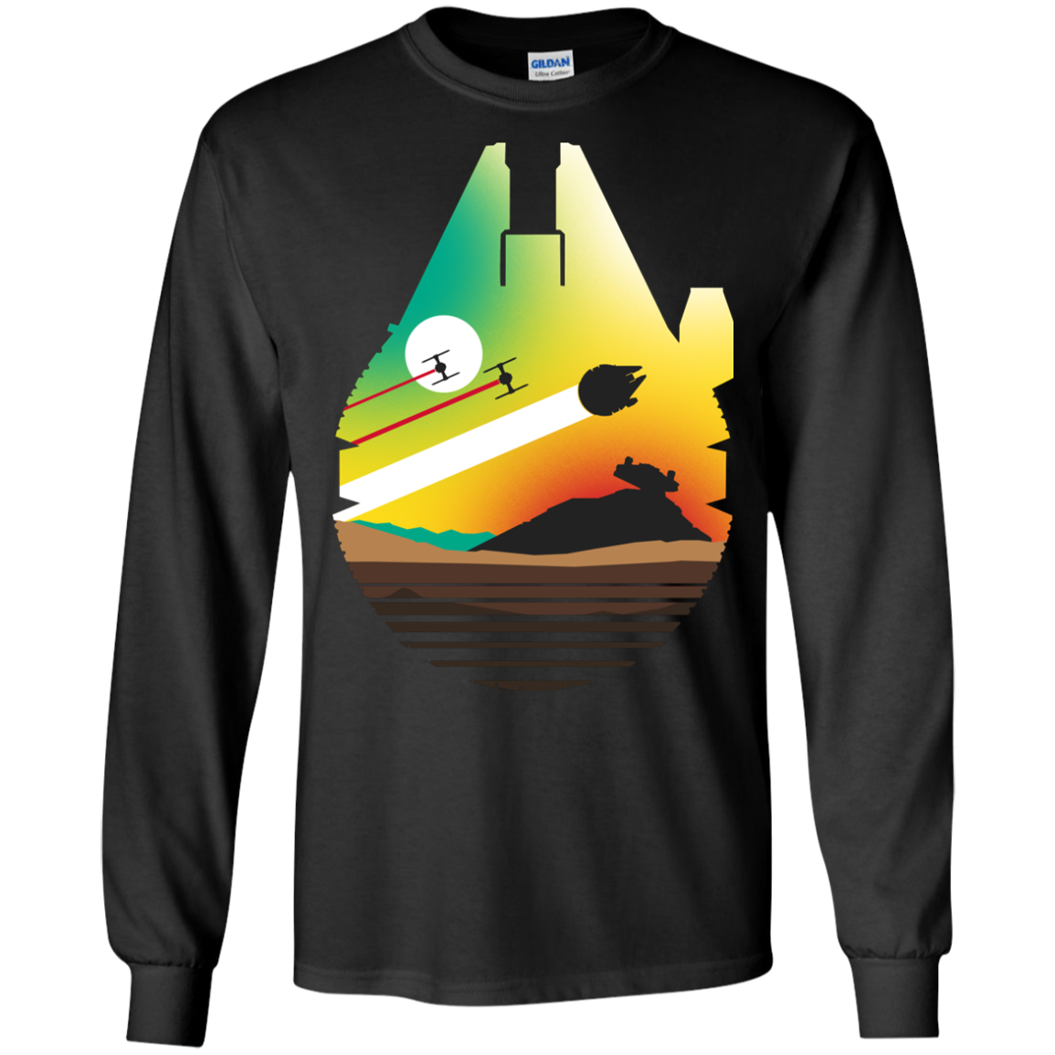 Escape from Desert Planet Men's Long Sleeve T-Shirt