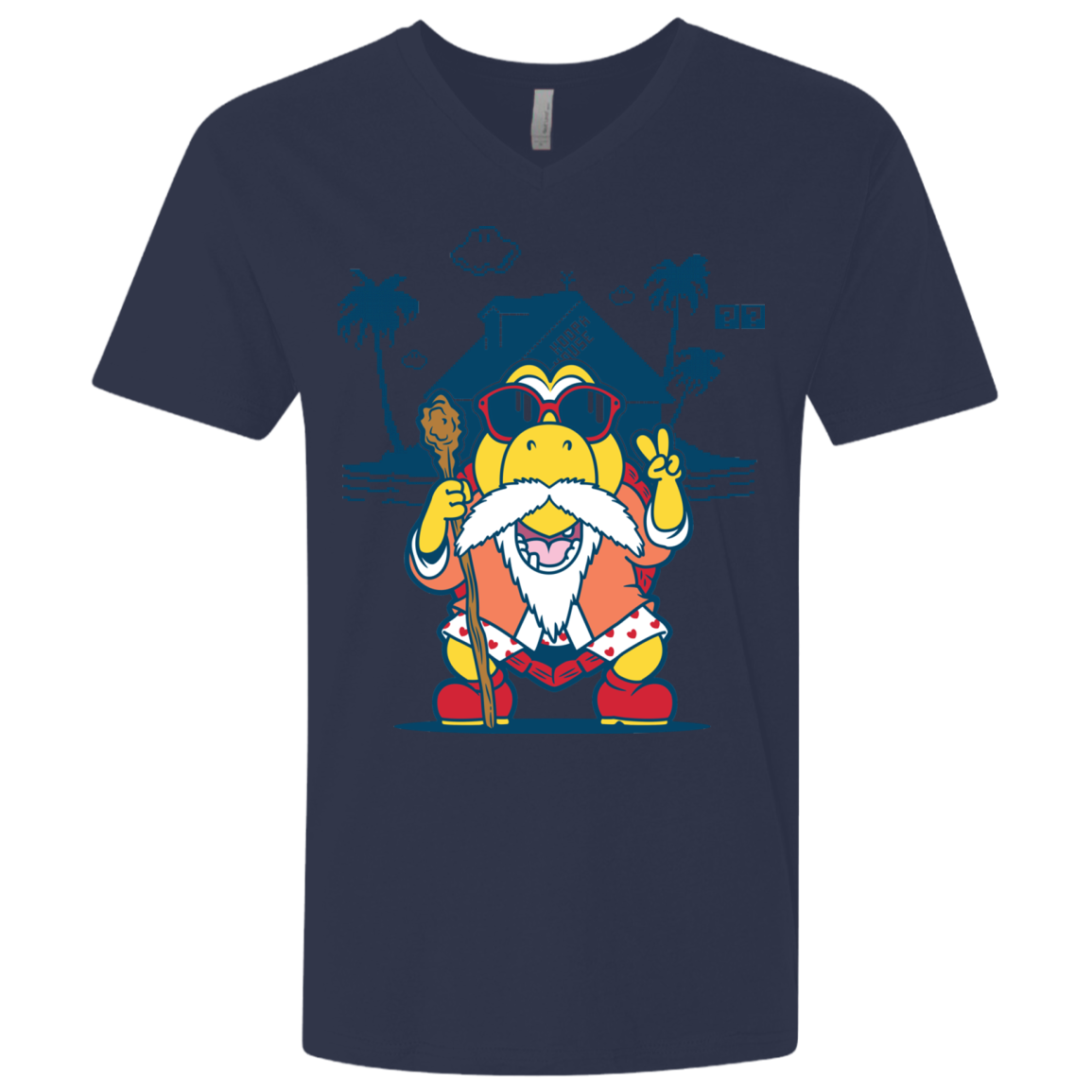 TURTLE HERMIT Men's Premium V-Neck