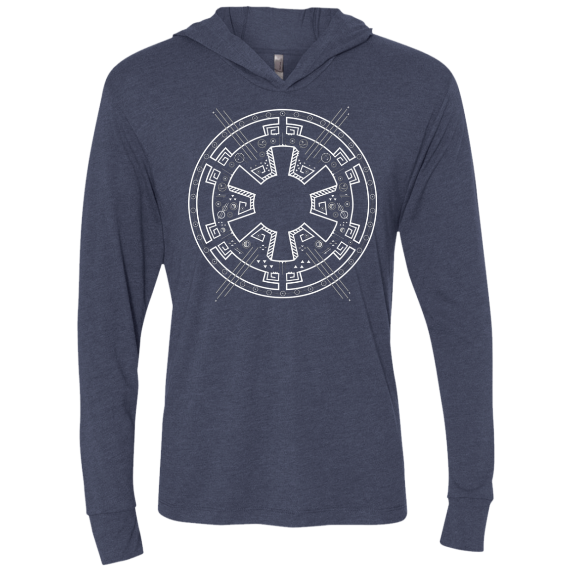Tech empire Triblend Long Sleeve Hoodie Tee