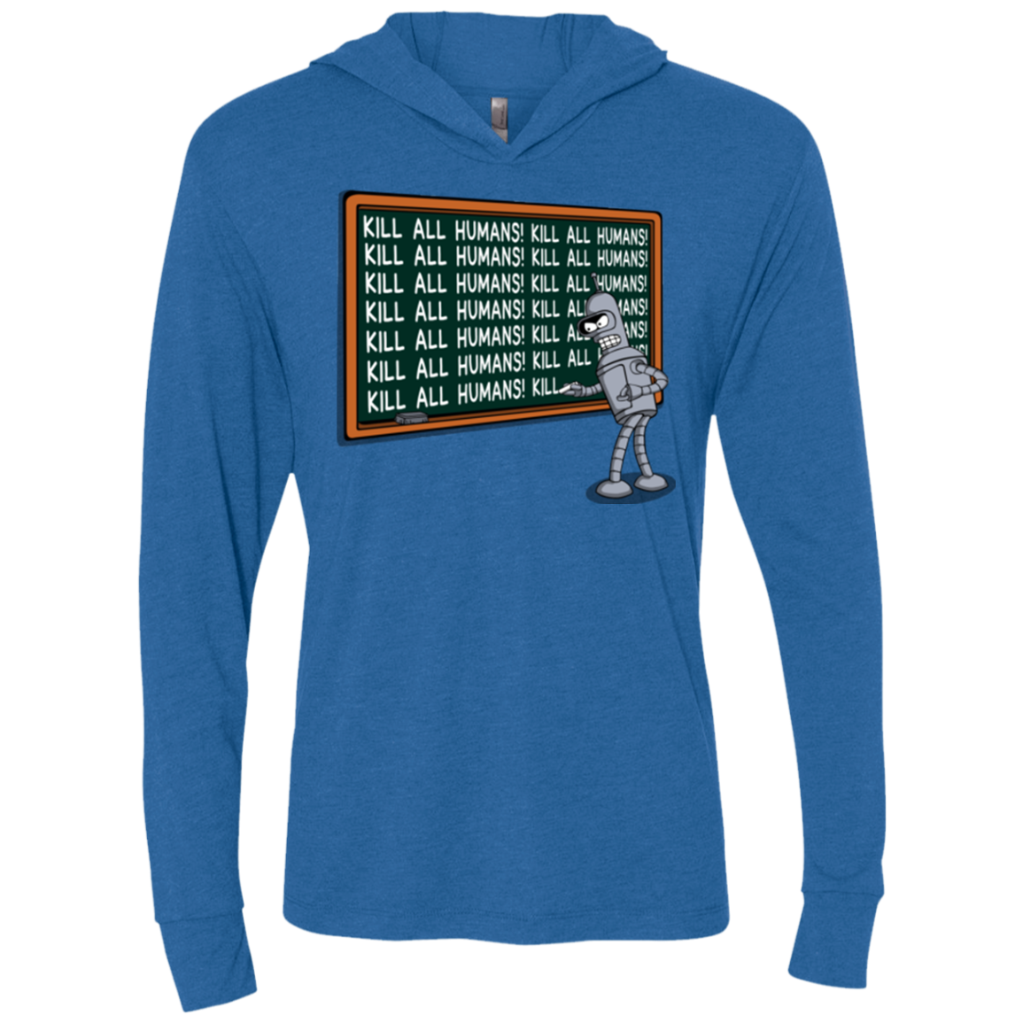 Bender Detention Triblend Long Sleeve Hoodie Tee