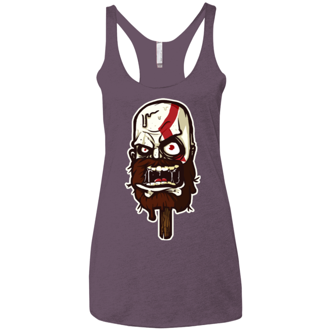 Greek Ice Cream Women's Triblend Racerback Tank