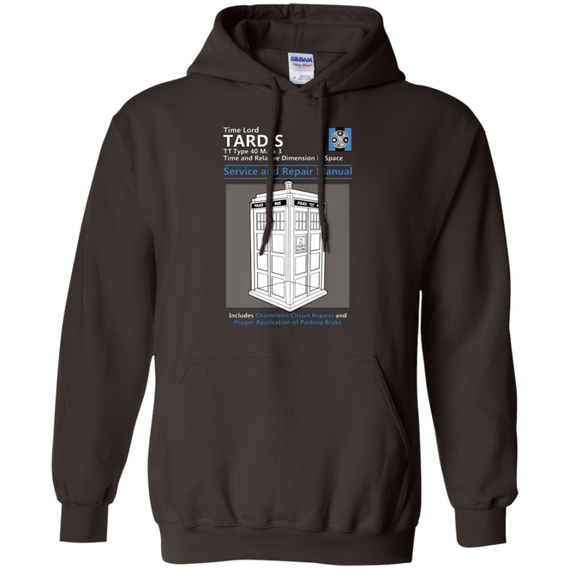 TARDIS SERVICE AND REPAIR MANUAL Pullover Hoodie