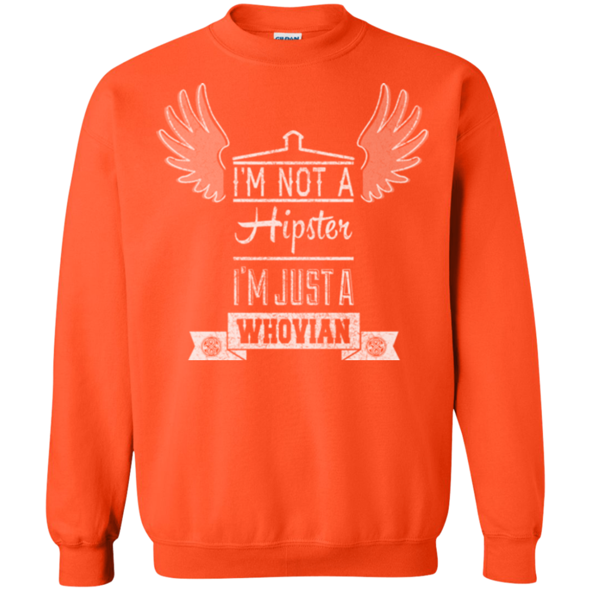 Whovian Hipster Crewneck Sweatshirt