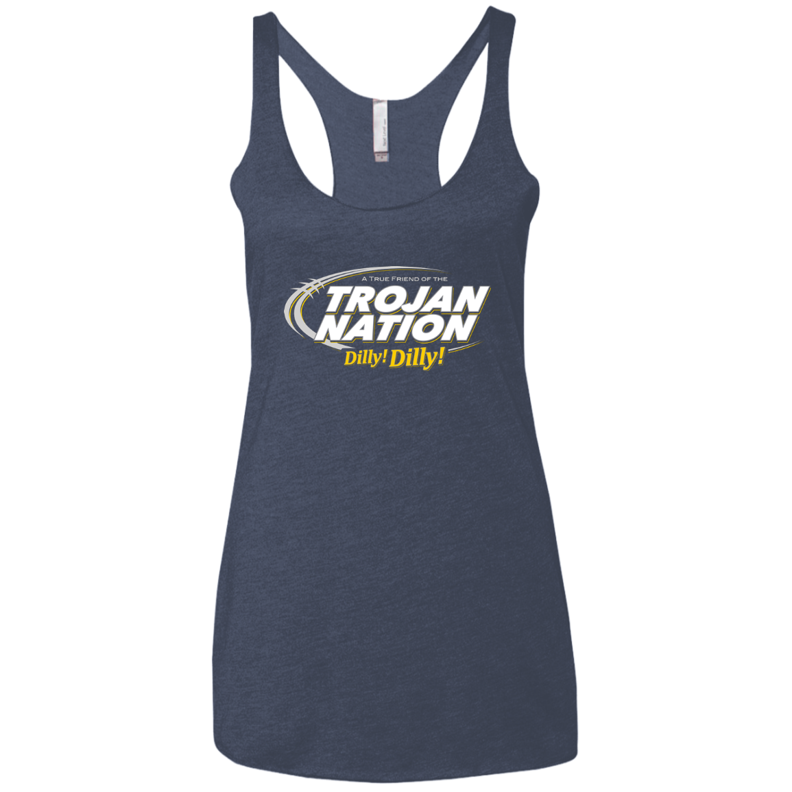 USC Dilly Dilly Women's Triblend Racerback Tank