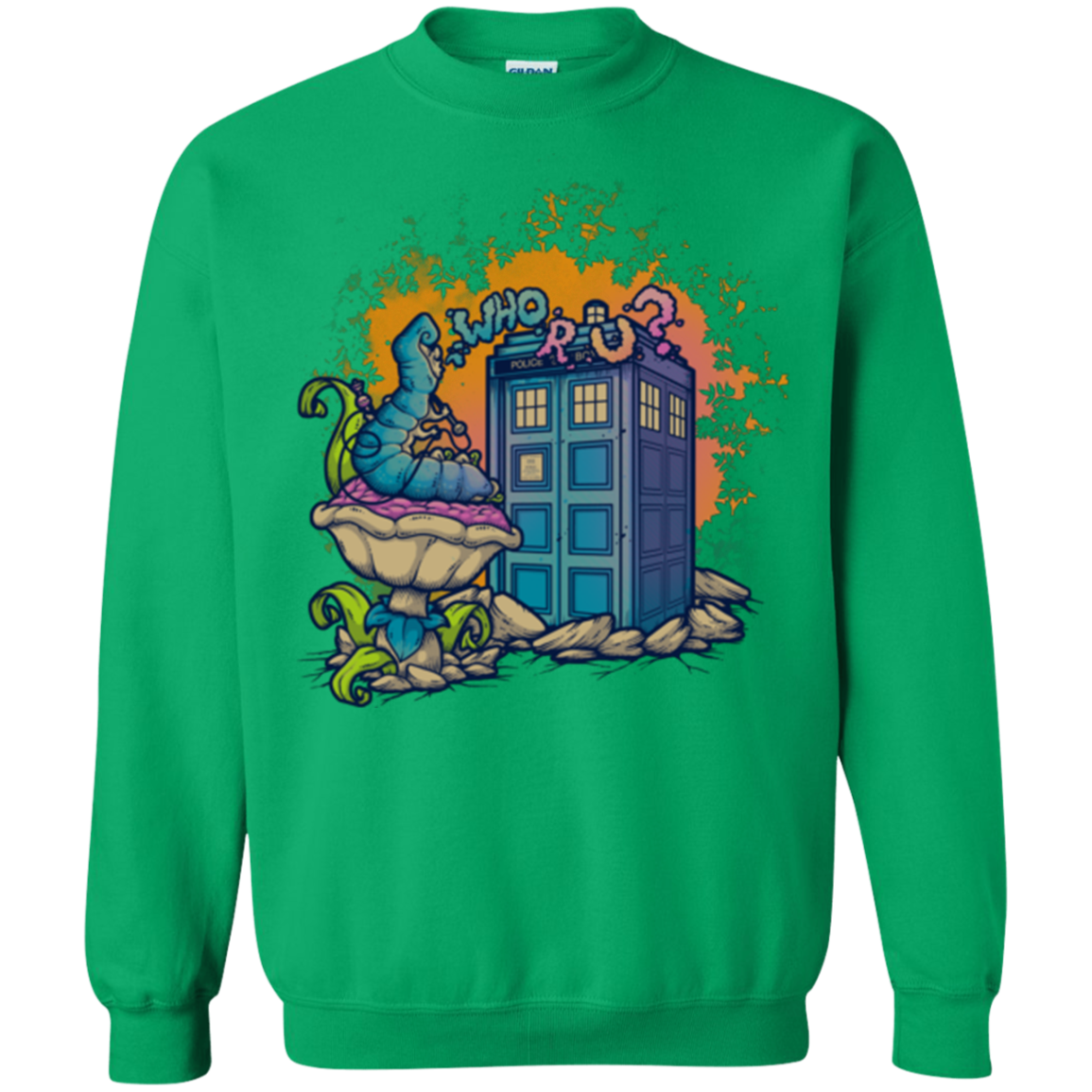 WHO R U 2 Crewneck Sweatshirt