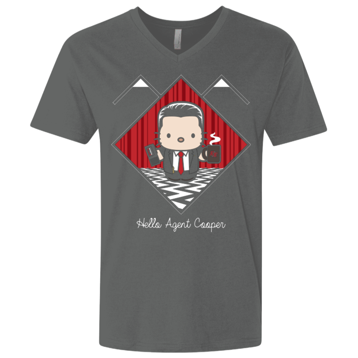 Hello Cooper Men's Premium V-Neck