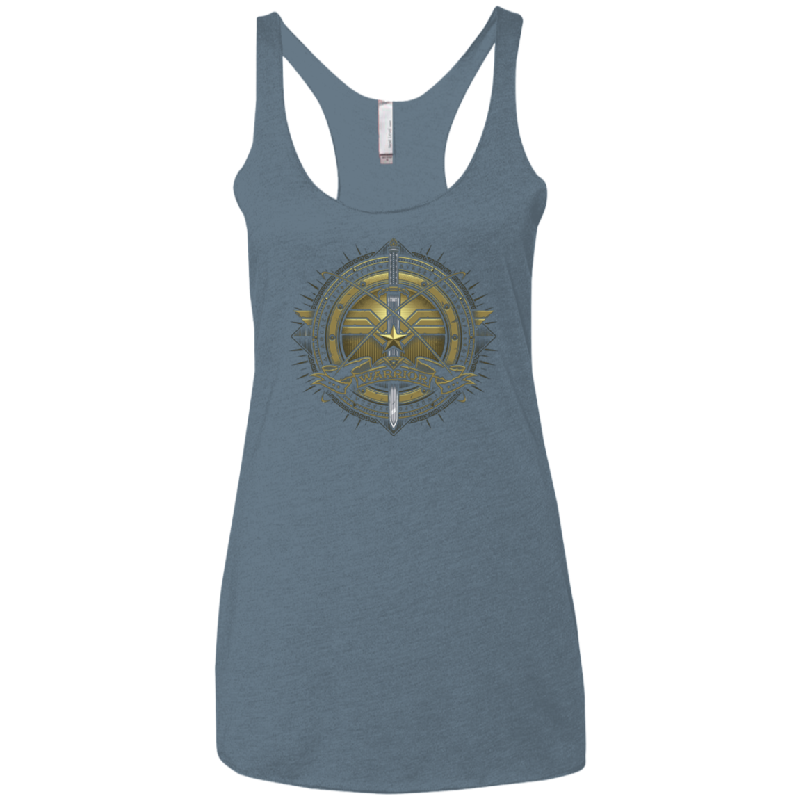 Wonderfull Warrior Women's Triblend Racerback Tank
