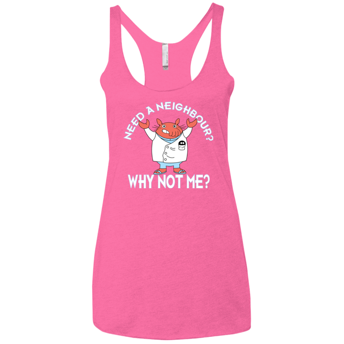 Why not me Women's Triblend Racerback Tank