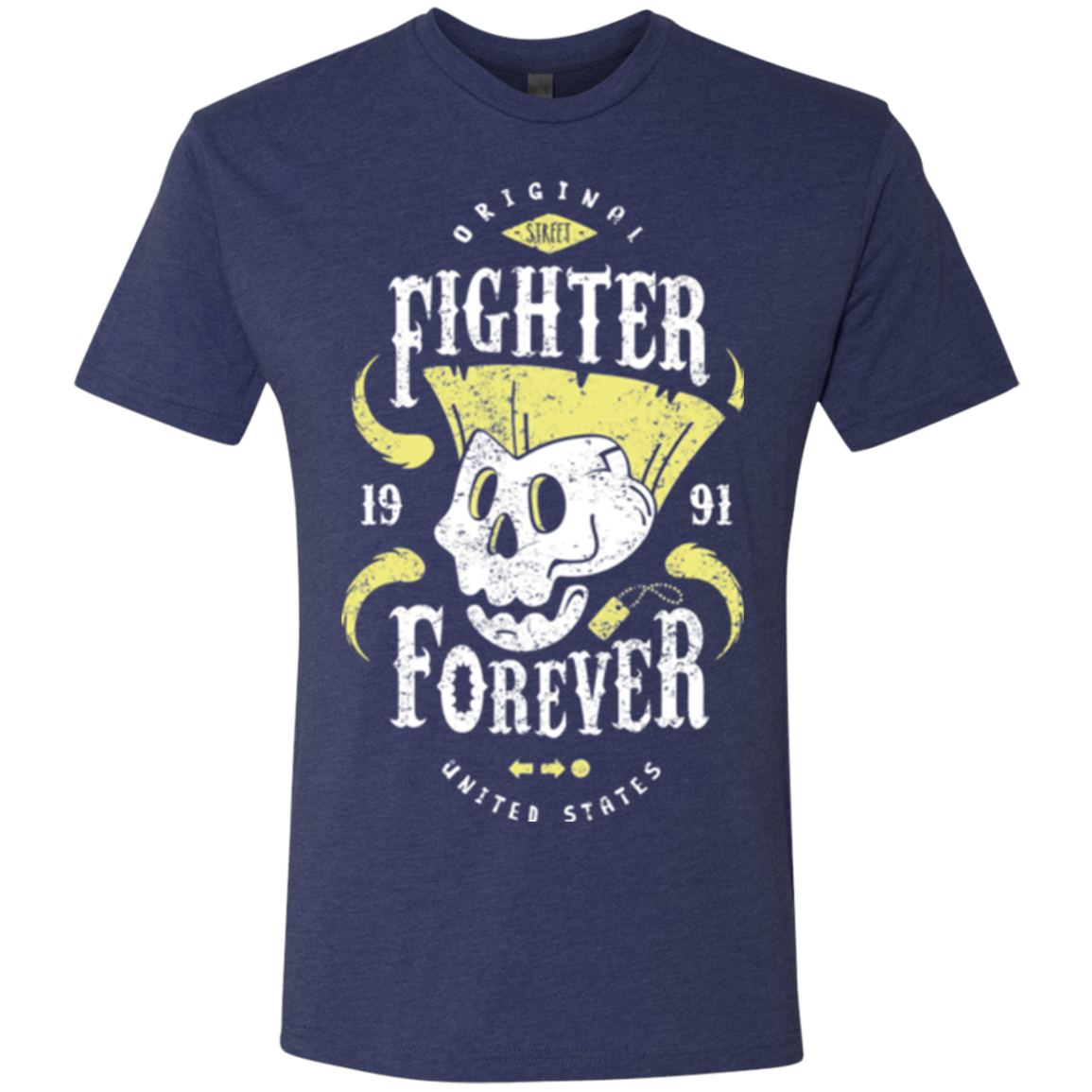 Fighter Forever Guile Men's Triblend T-Shirt