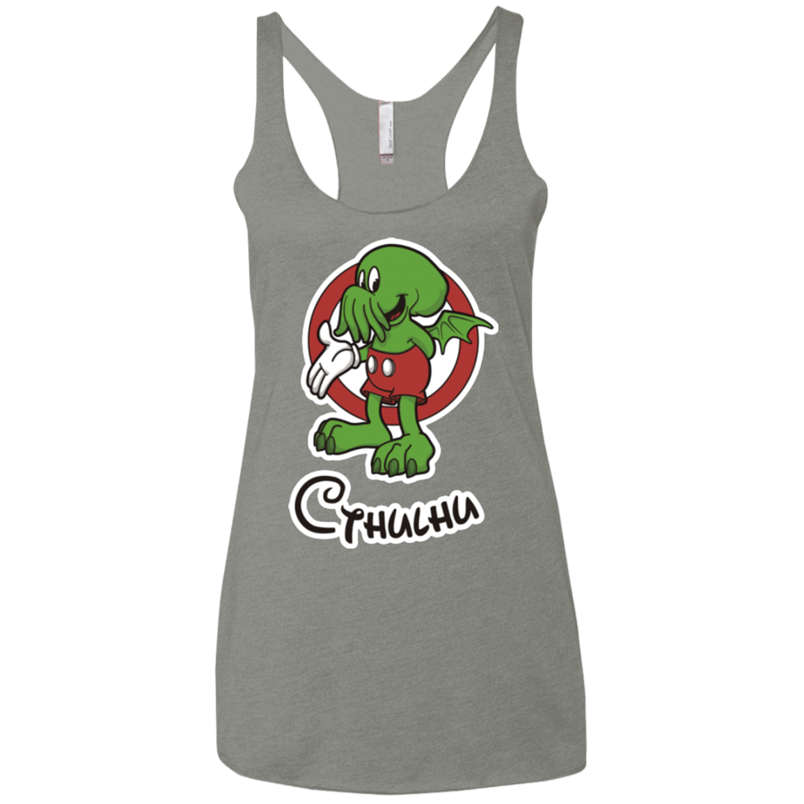 Cutethulhu Women's Triblend Racerback Tank