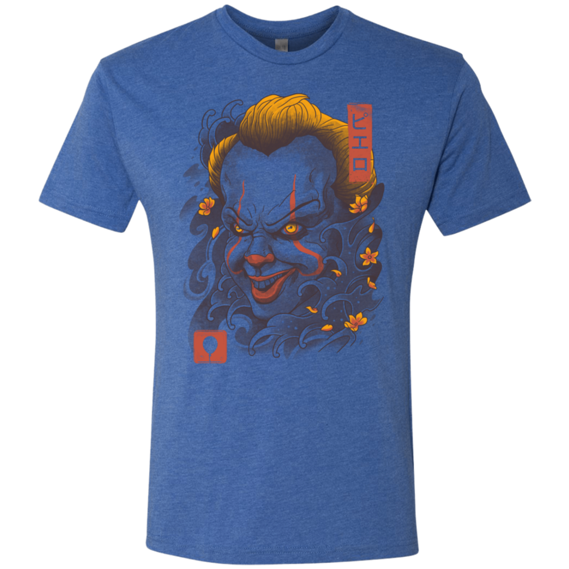 Oni Clown Mask Men's Triblend T-Shirt