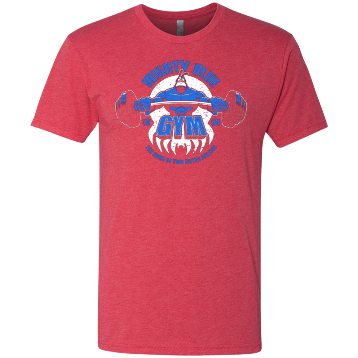 Mighty Blue Gym Men's Triblend T-Shirt