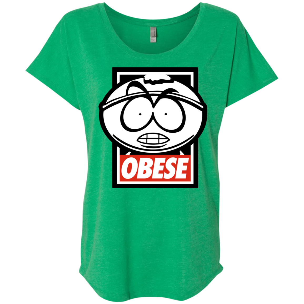 Obese Triblend Dolman Sleeve