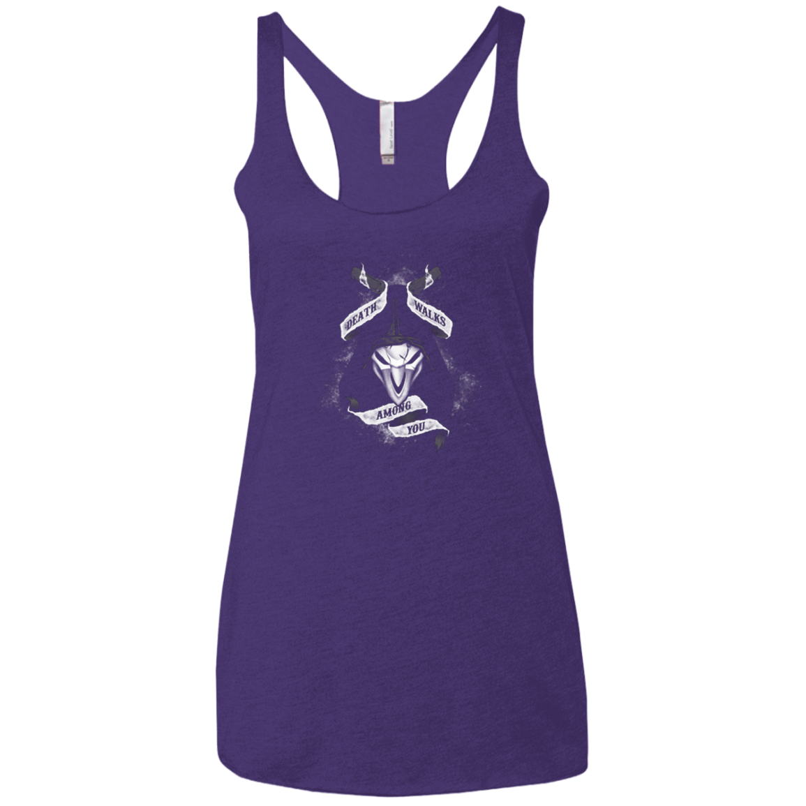 Death Walks Among You Women's Triblend Racerback Tank