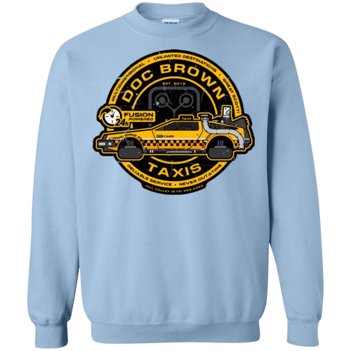 Doc Brown Taxis Crewneck Sweatshirt