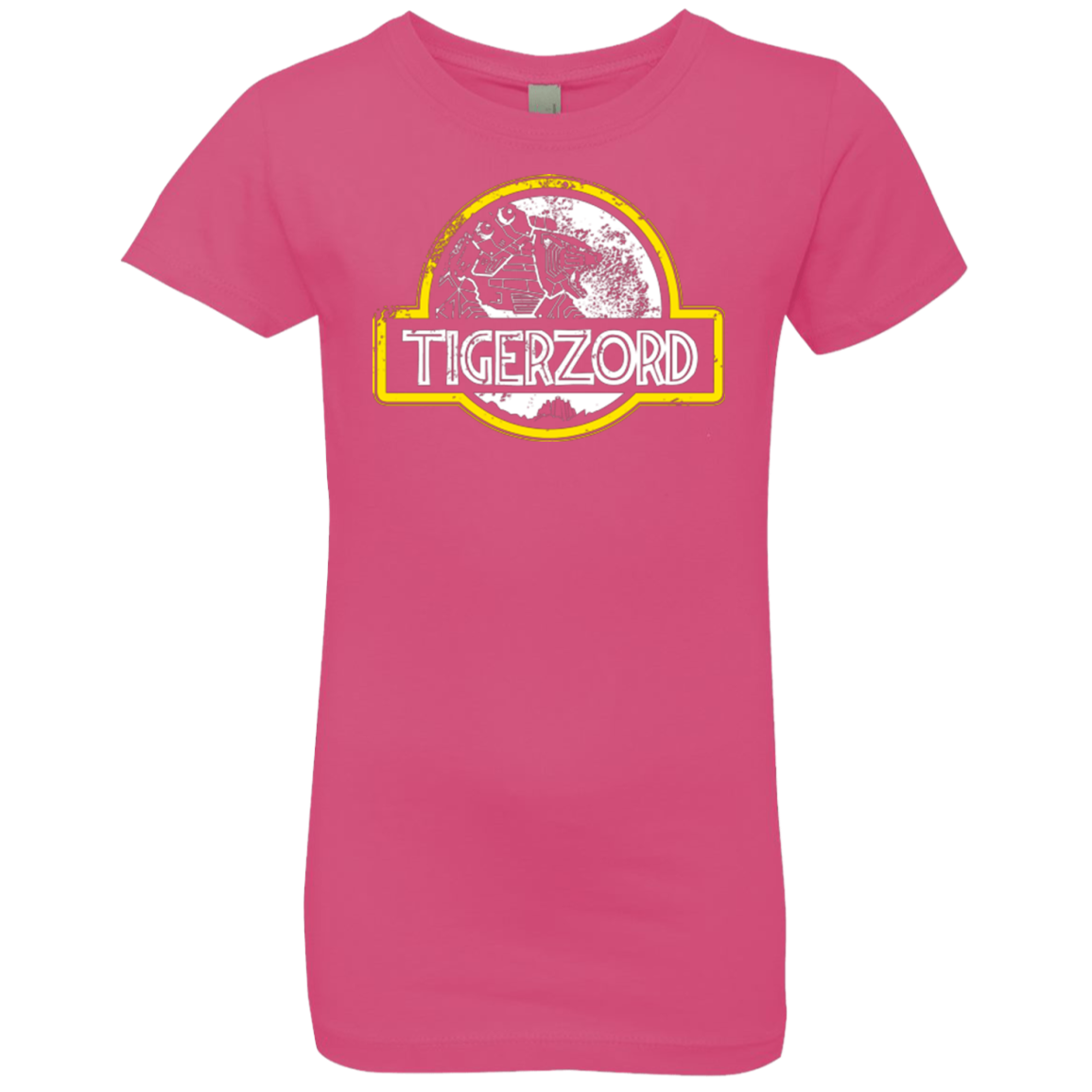 Jurassic Power White Girls Premium T-Shirt