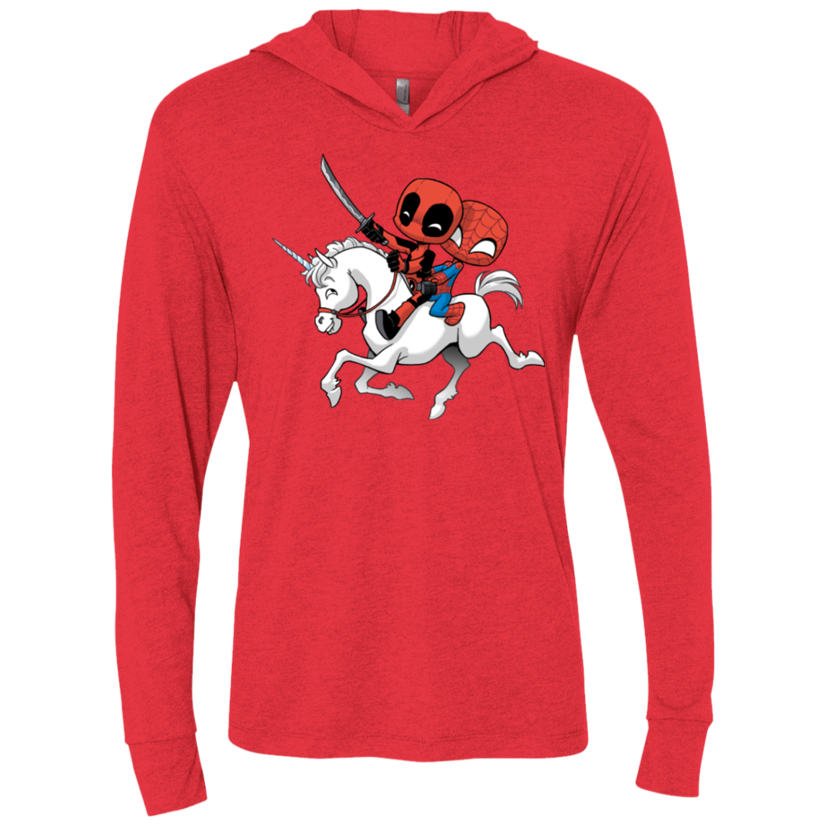 Magical Friends Triblend Long Sleeve Hoodie Tee