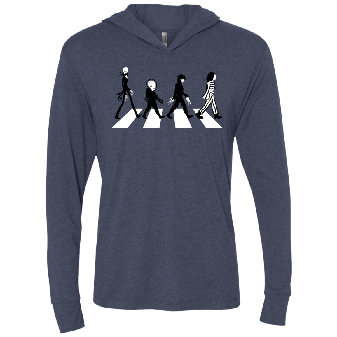 Burton Road Triblend Long Sleeve Hoodie Tee