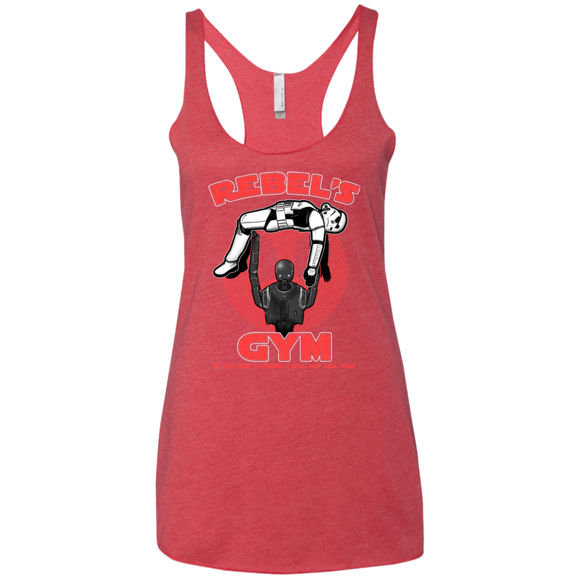 Rebel's Gym Women's Triblend Racerback Tank