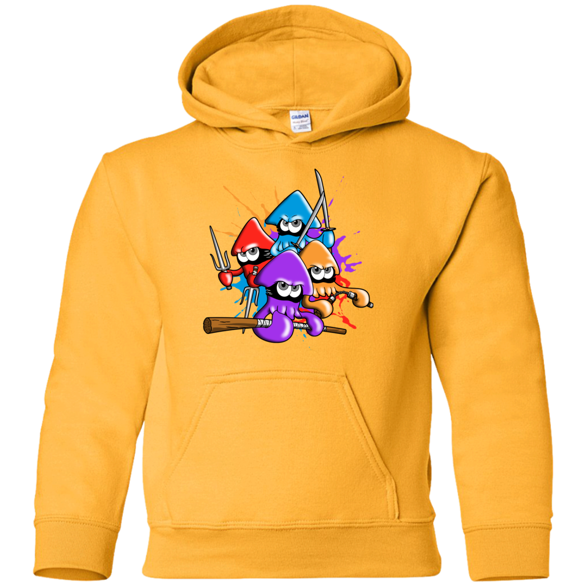 Teenage Mutant Ninja Squids Youth Hoodie