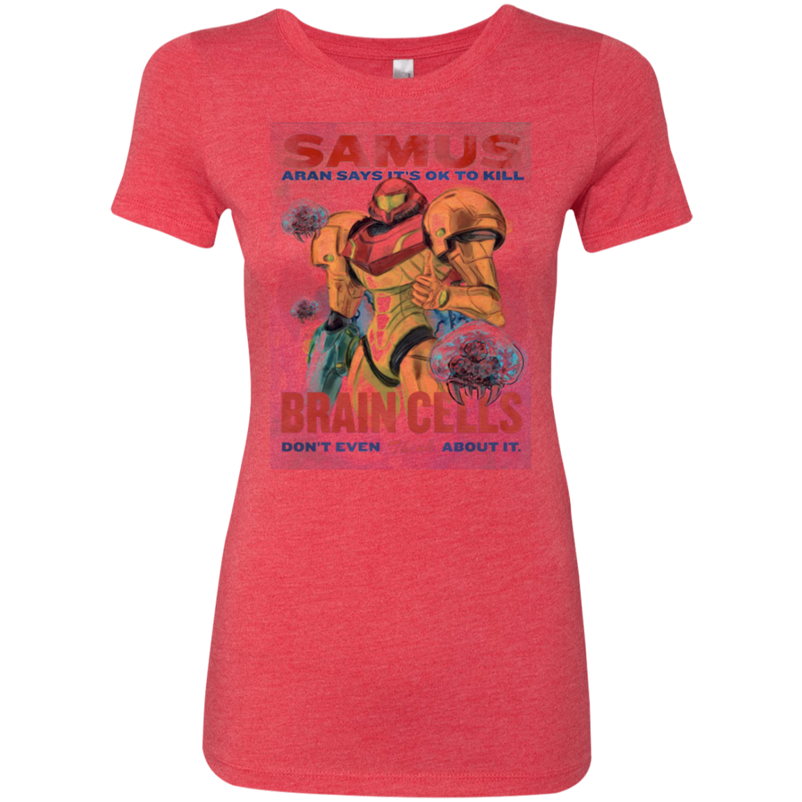 Samus Aran Propaganda Women's Triblend T-Shirt