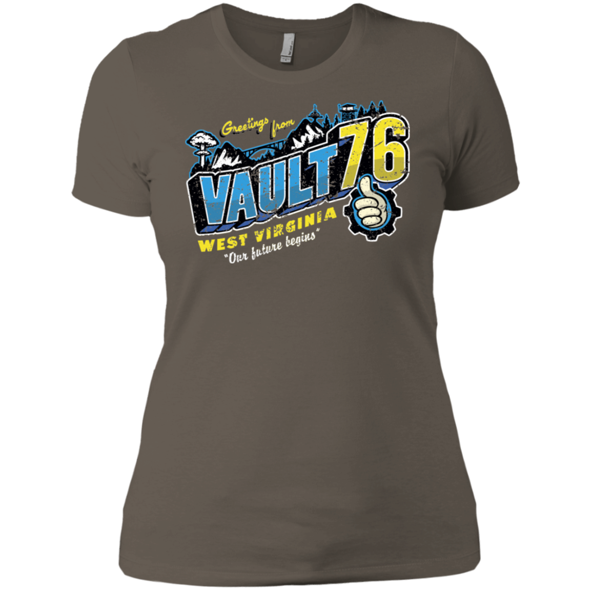 Greetings from WV Vault Women's Premium T-Shirt