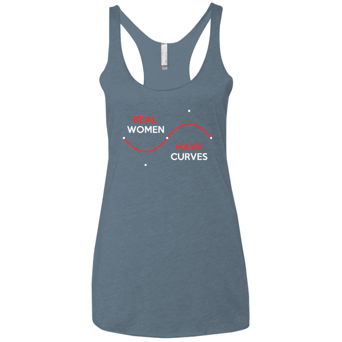 Real Women Women's Triblend Racerback Tank