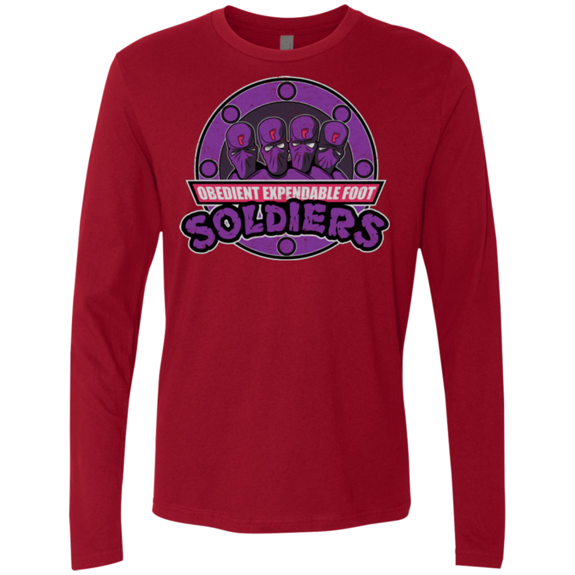 OBEDIENT EXPENDABLE FOOT SOLDIERS Men's Premium Long Sleeve