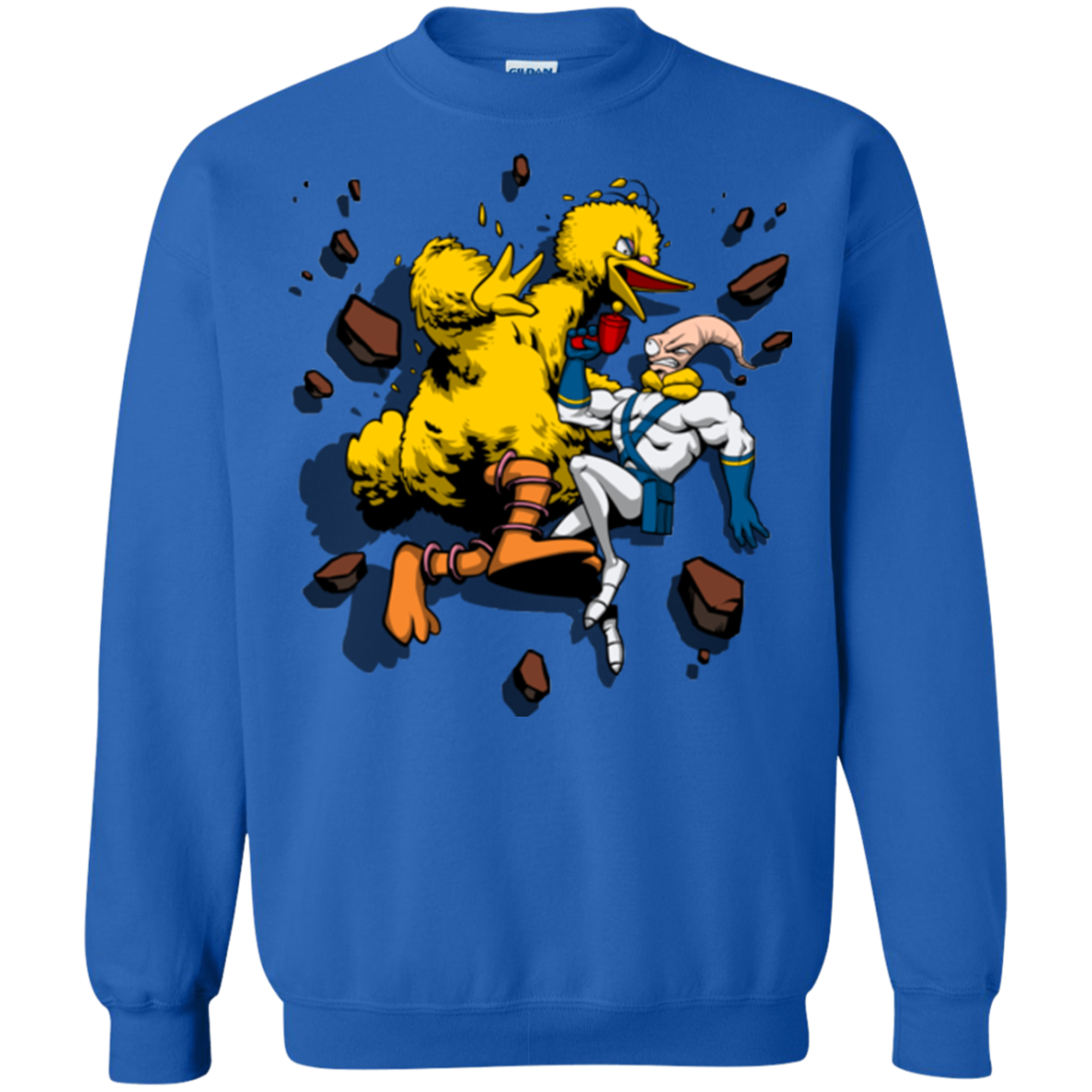 Big Bird and Worm Crewneck Sweatshirt