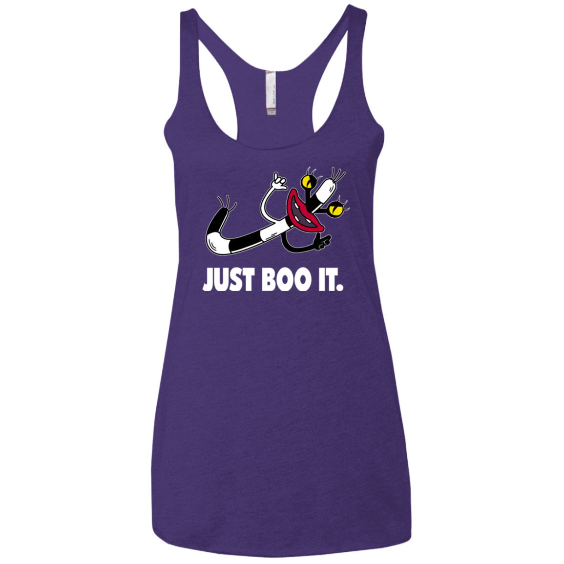 Just Boo It Women's Triblend Racerback Tank