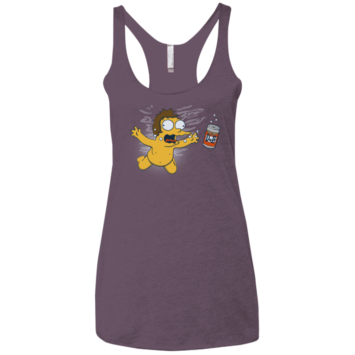 Duffmind Women's Triblend Racerback Tank