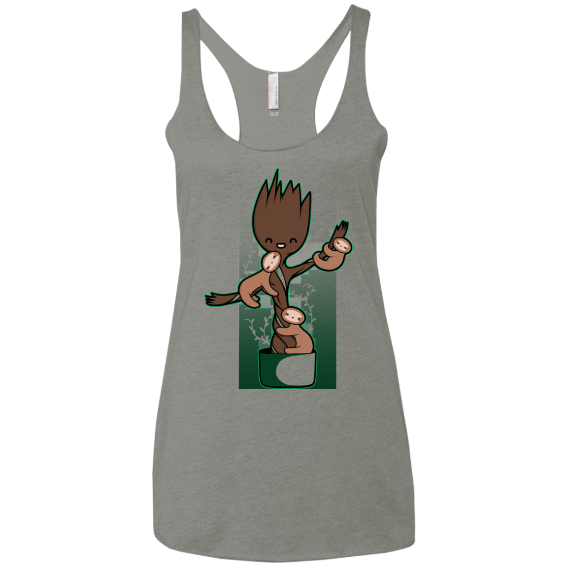 Chilling Out Women's Triblend Racerback Tank