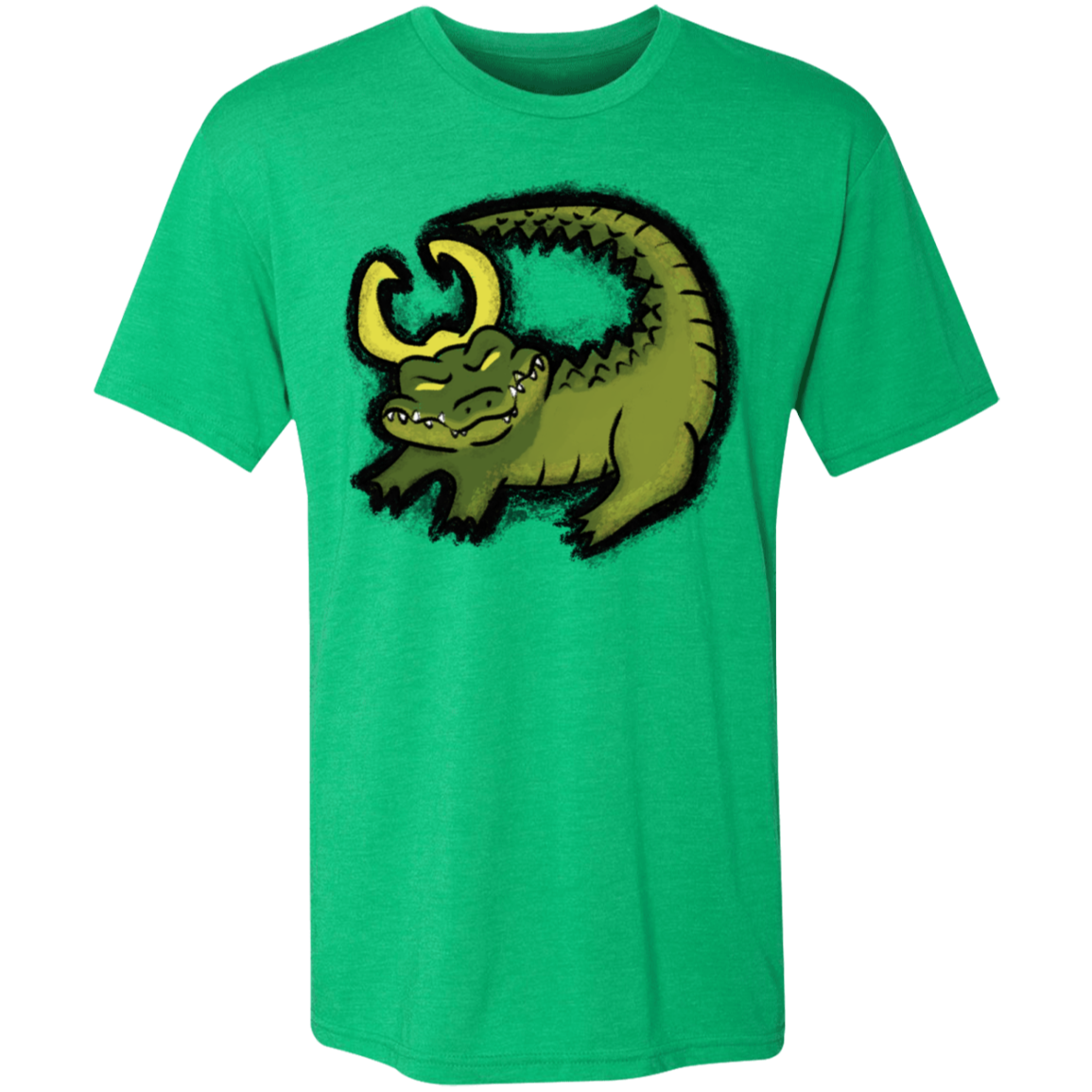 The King Alligator Men's Triblend T-Shirt