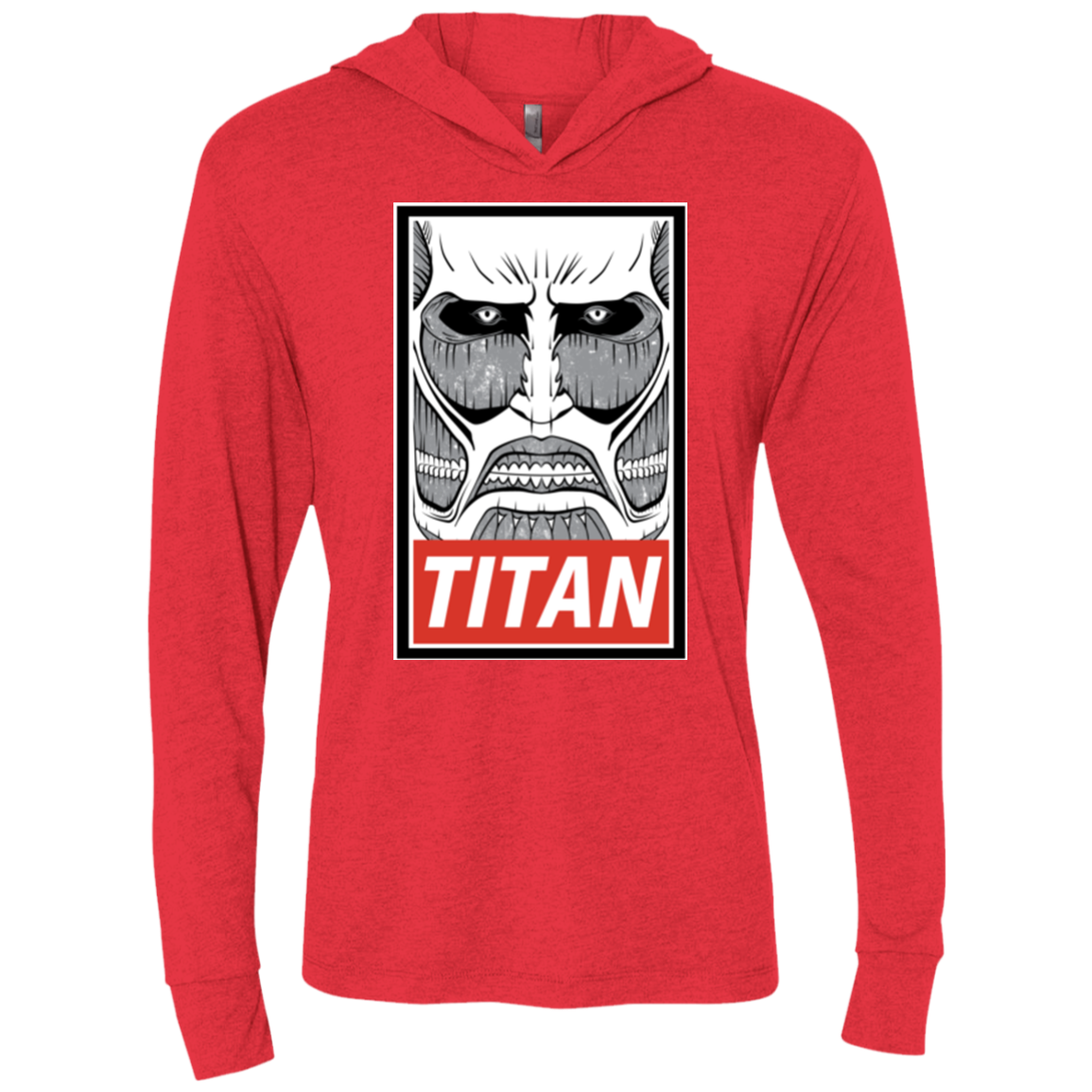 Titan Triblend Long Sleeve Hoodie Tee